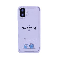 Hard Silicone Case for Samsung Galaxy A07 4G Transparent Hard Silicone Case for Samsung Galaxy A07 4G Transparent
